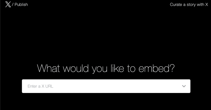 twitter publish website homepage