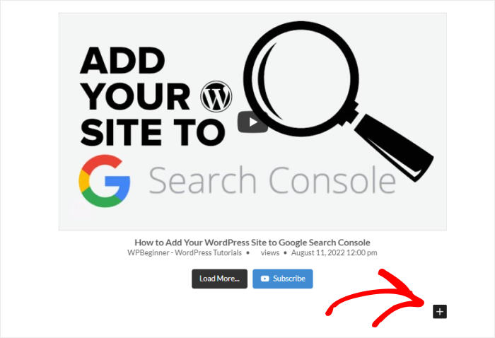 adicionar novo bloco de conteúdo