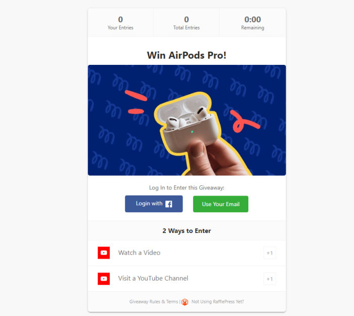 promover o seu canal do youtube através de brindes