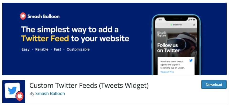 Smash Ballon Alternativen für Twitter Feeds