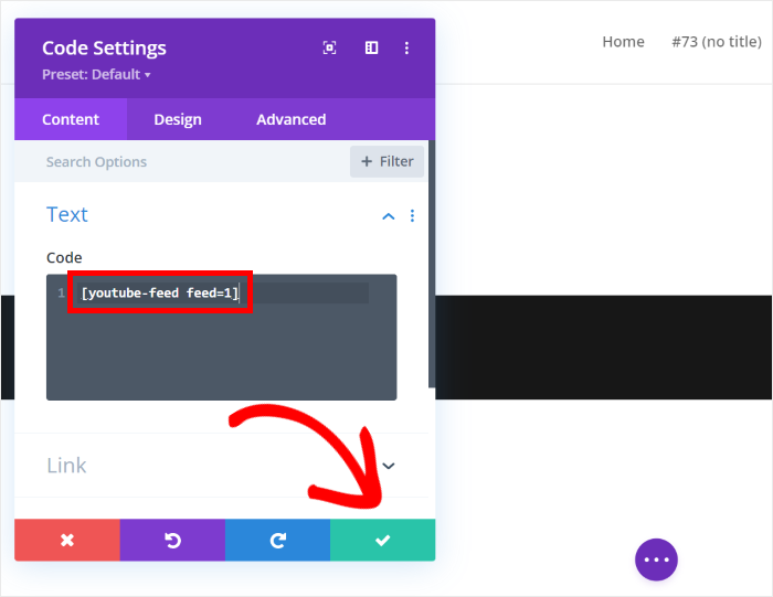 youtube-Feed auf der Website einbetten