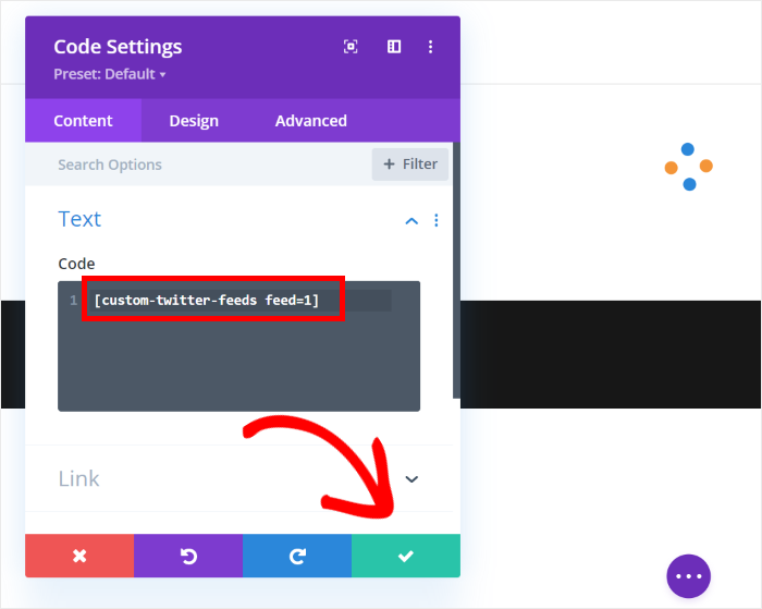 Twitter-Feed-Shortcode zu Divi hinzufügen