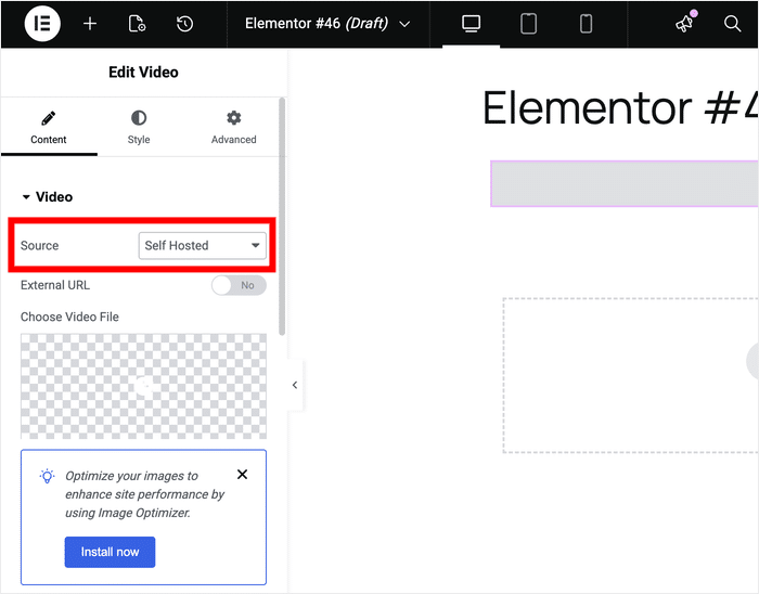 switch source from self hosted elementor - Smash Balloon switch source from self hosted elementor