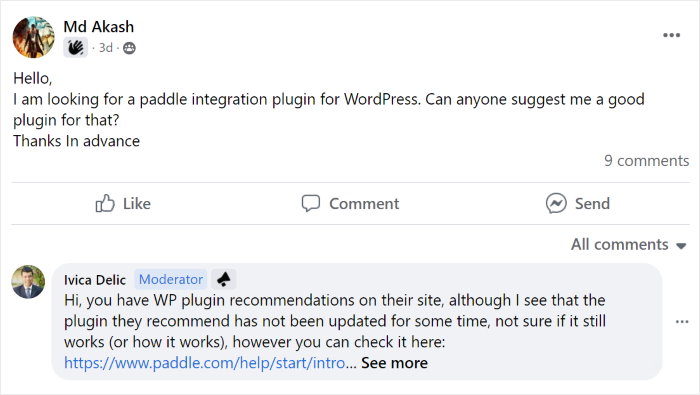 interagir avec les membres de votre groupe
