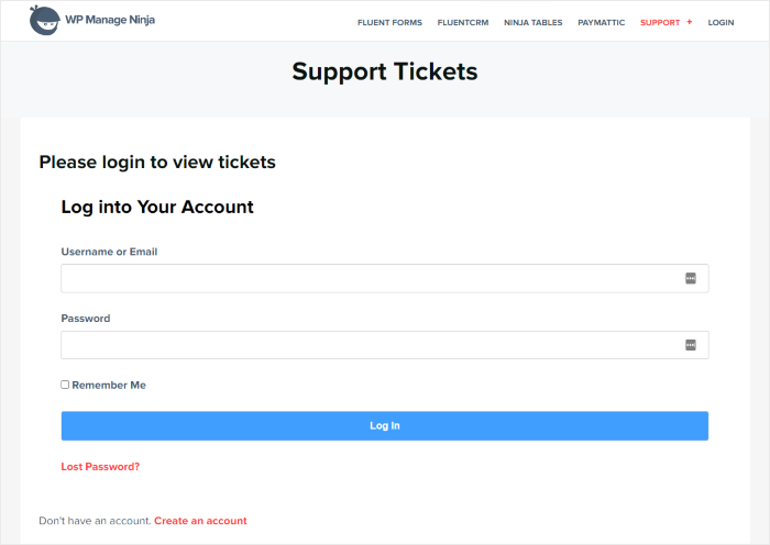 ソーシャル忍者サポートチケット