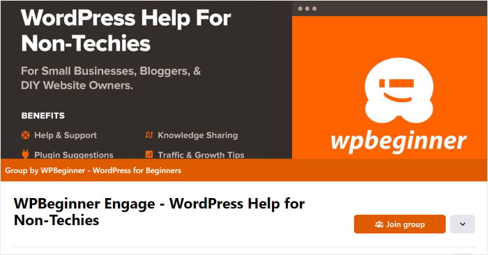 ejemplo de imagen de grupo de facebook