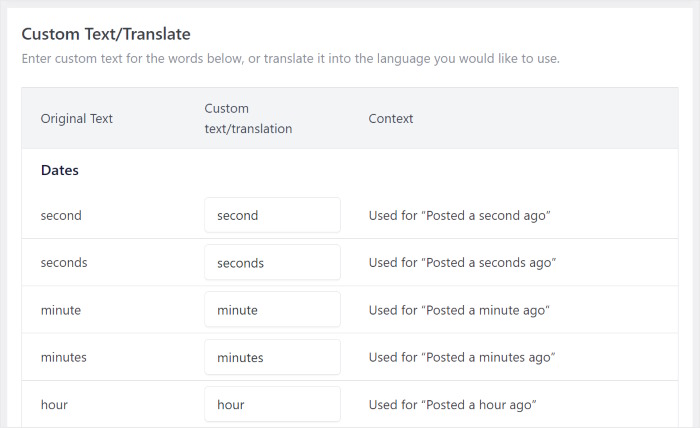 feed de revisiones de traducciones personalizadas 