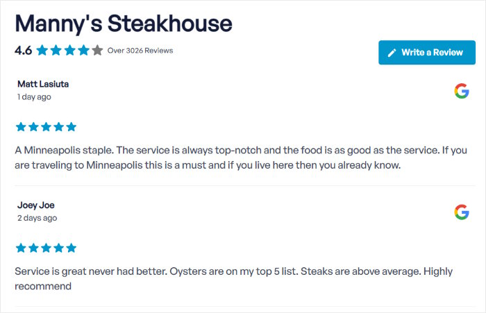 mise en page de la liste pour le flux d'examens