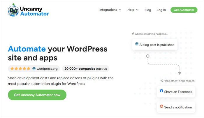 uncanny automator instagram plugin wordpress