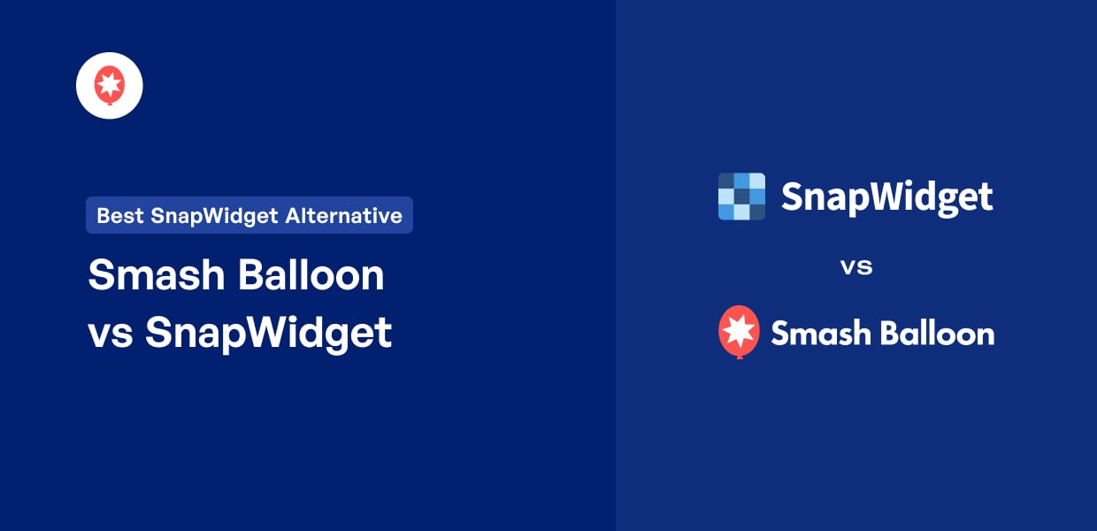 Smash Balloon gegen SnapWidget