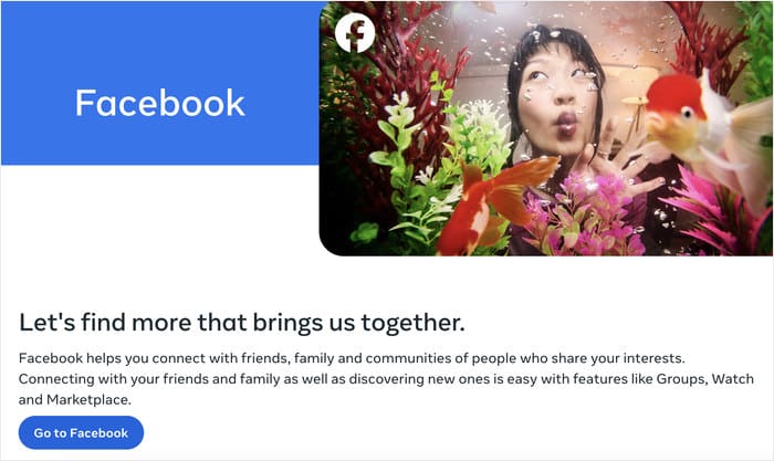 facebook homepage with an intro - Smash Balloon Pagina iniziale di Facebook con un'introduzione