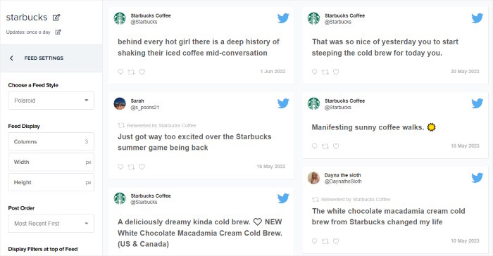 Live-Feed-Editor Entsafter io