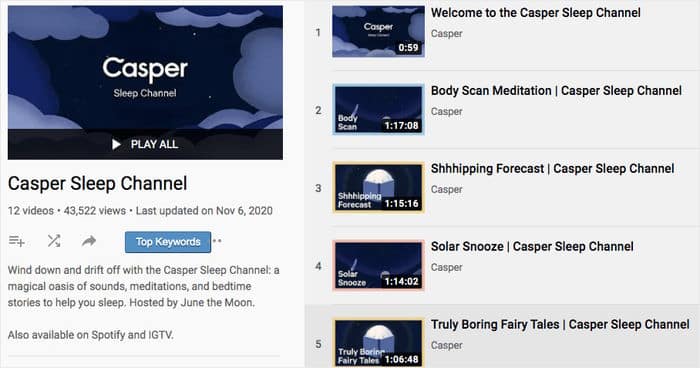 ejemplo de marketing en youtube