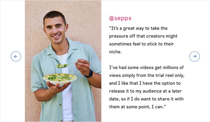 use cases for trial instagram reels