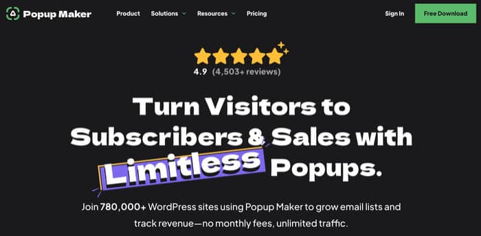 popup maker wordpress plugin