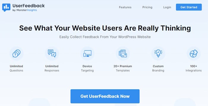 userfeedback popup plugin