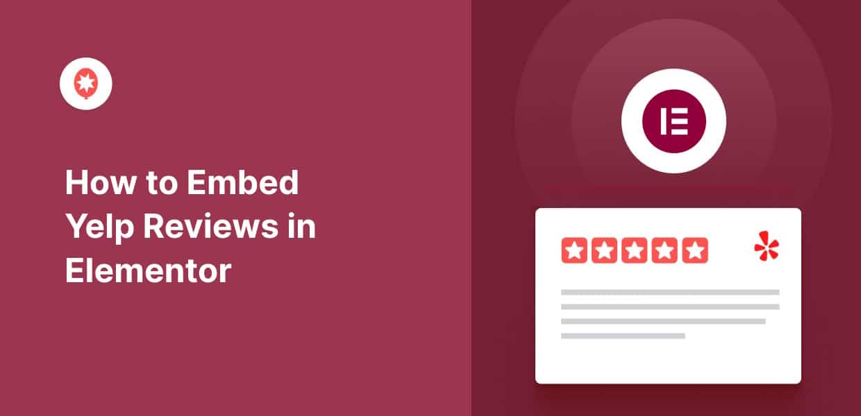 how to embed yelp reviews in elementor