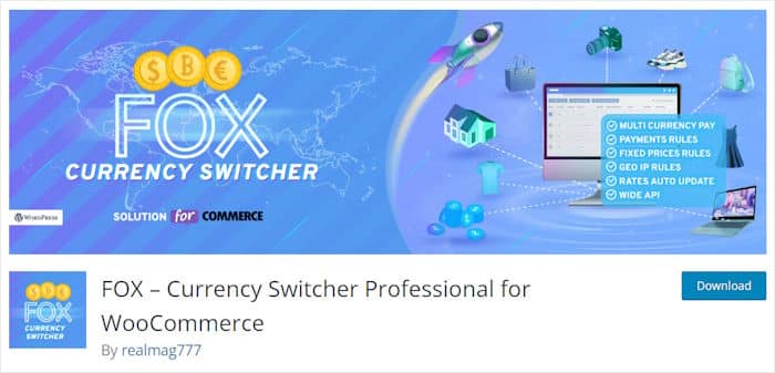 currency switcher for woocommerce