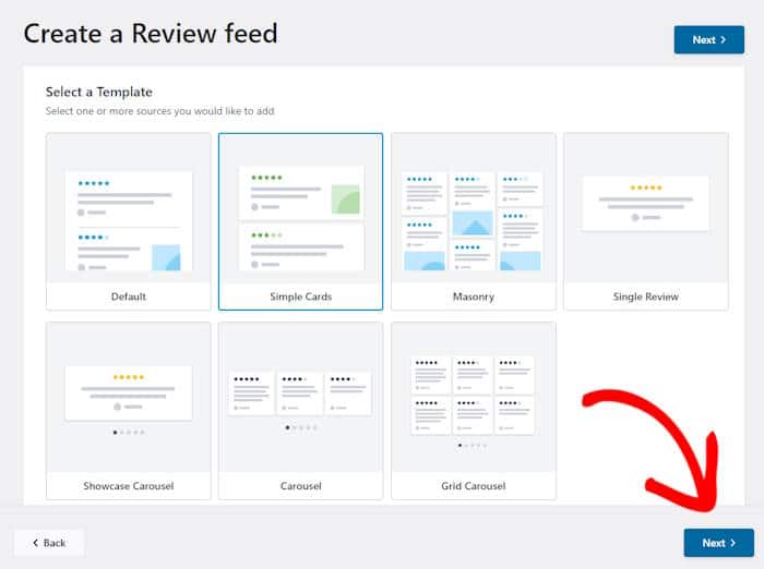 Aktivieren Sie einfache Karten Google Bewertungen Feed