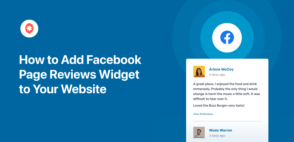 ajouter un widget d'évaluation de la page facebook