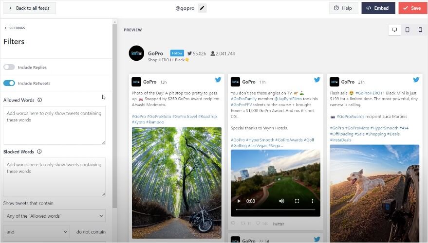 customize-and-filter-your-twitter-feed - Smash Balloon