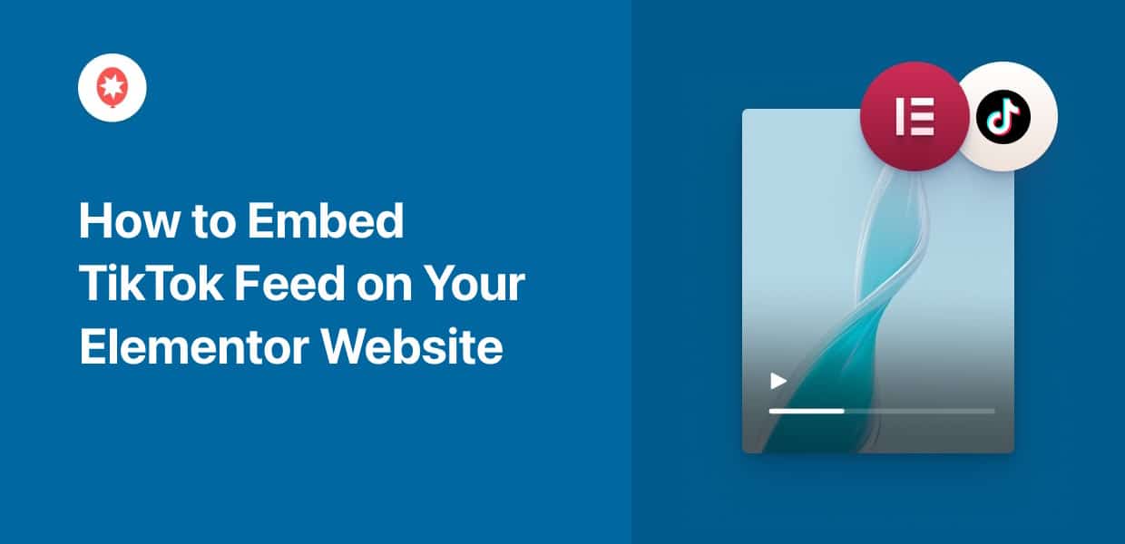 how to embed tiktok on elementor website