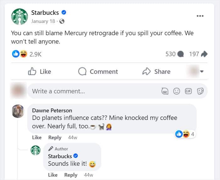 Utilizzare l'umorismo del marketing di Facebook