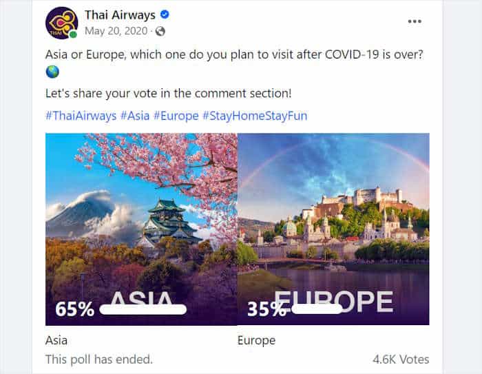 aumentare il coinvolgimento su Facebook con i sondaggi