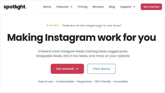 spotlight wordpress plugin homepage