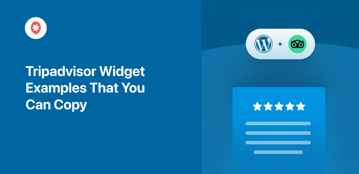 Esempi di widget di tripadvisor da copiare