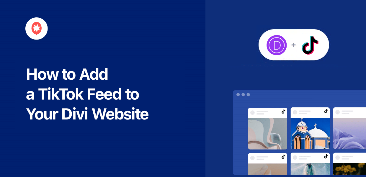 adicionar um feed tiktok ao divi