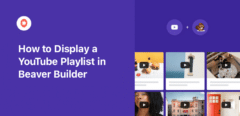 wie man eine youtube-Wiedergabeliste in beaver builder anzeigt