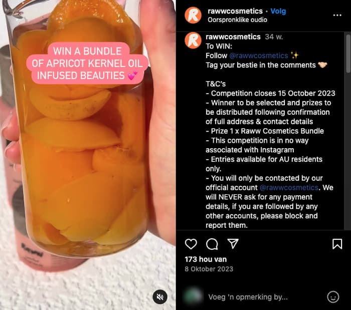 tag your friend on instagram contest