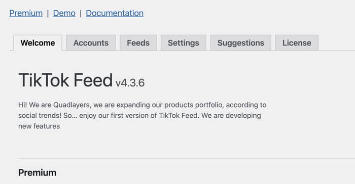 tiktok feed quadlayers benvenuto