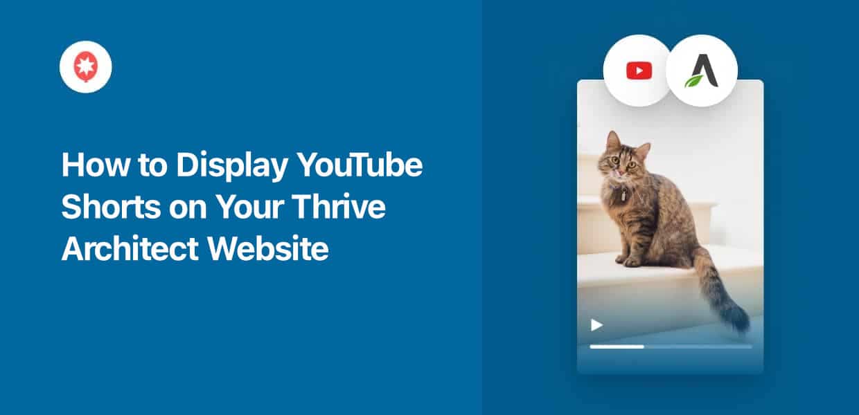 wie man youtube-Kurzfilme auf der thrive architect Website anzeigt