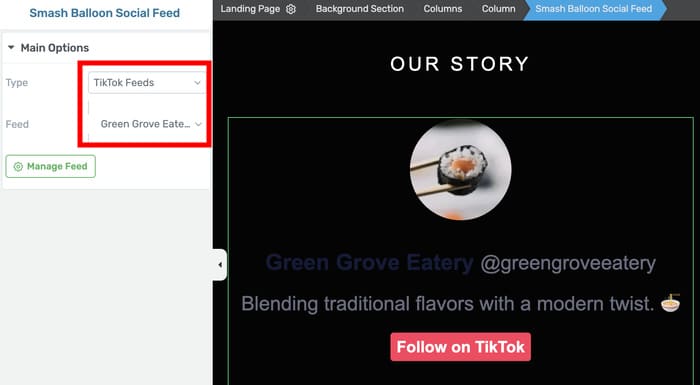 Wählen Sie Ihr tiktok-Futter gedeihen