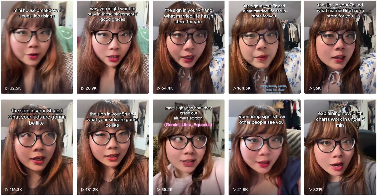 aggiungi i tuoi video TikTok in blocco