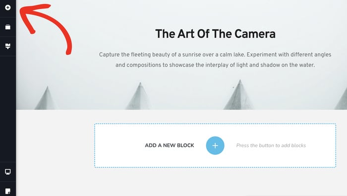 ブリジービルダーにコンテンツブロックを追加