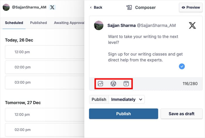 añade contenido multimedia a tus tweets
