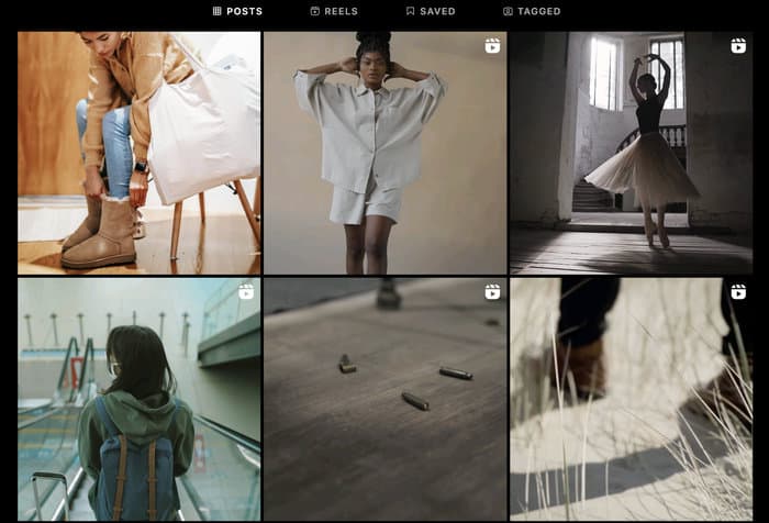 ejemplo de perfil de instgram