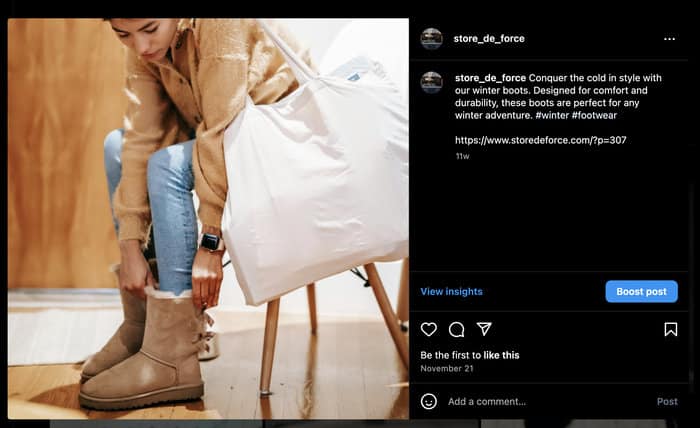 ver tu post en instagram