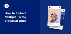 incrustar varios vídeos tiktok a la vez