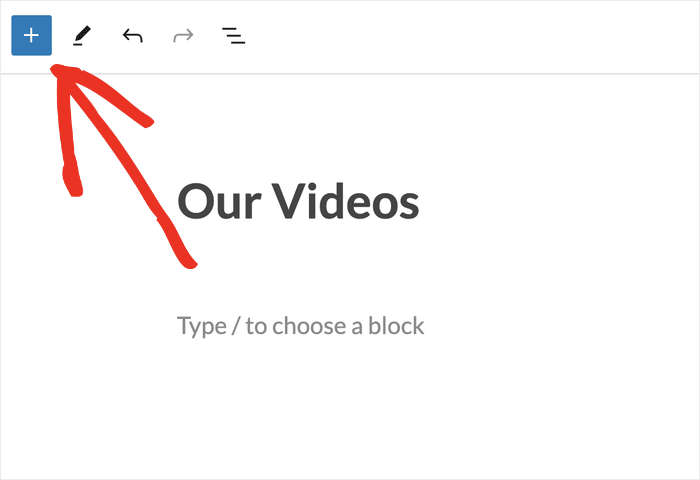 add new content block to a page