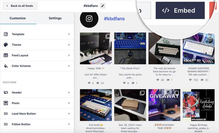 start embedding your instagram hashtag feed - Smash Balloon Empieza a integrar tu feed de hashtags de Instagram