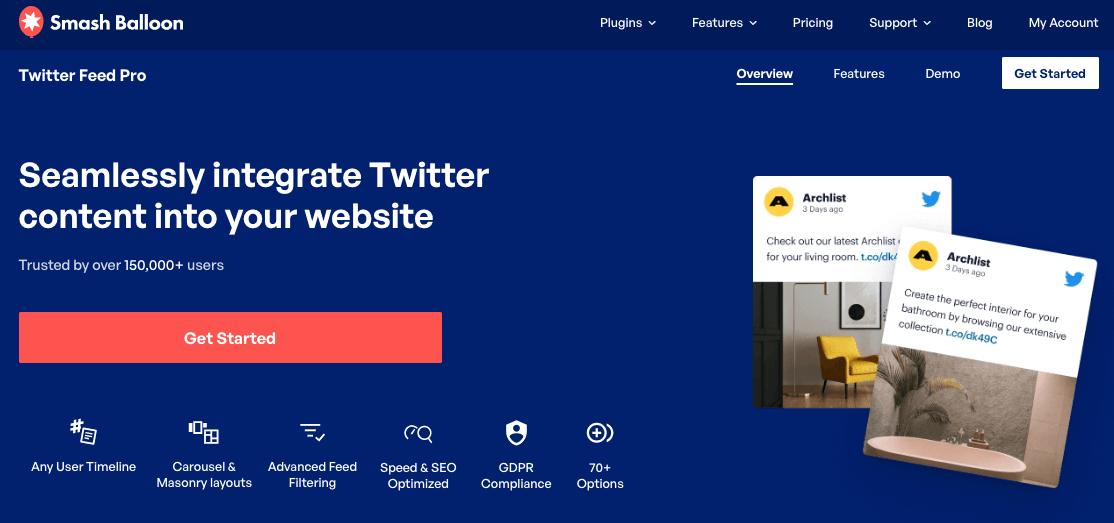 embed twitter feed wordpress using smash balloon twitter feed pro