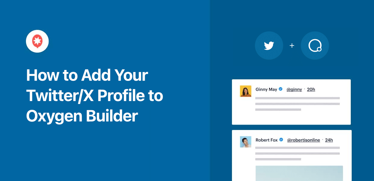 como adicionar o seu perfil twitterx ao oxygen builder