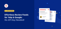 feed di recensioni senza sforzo per yelp e google