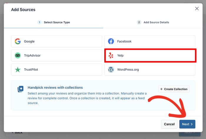 Unterstützte Plattformen für Bewertungs-Widgets