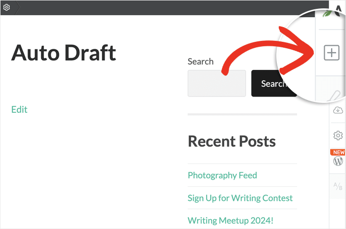 thriveに新しいコンテンツブロックを追加する