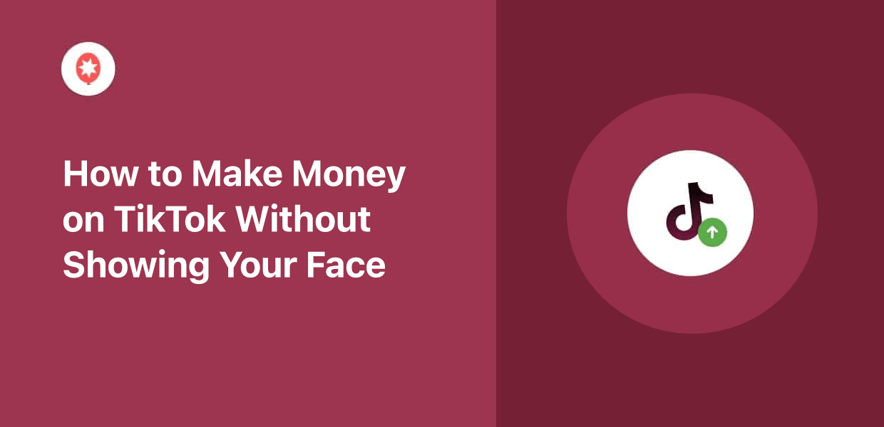 how to make money on tiktok without showing your face